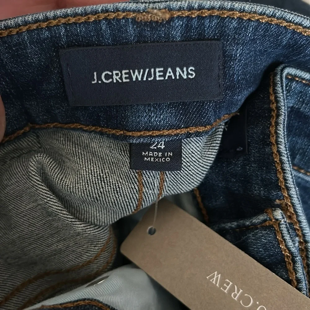 J.Crew Curvy Toothpick Jean in Dryden Wash Size 24